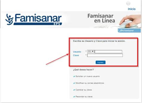 famisanar en linea cafam citas|Famisanar en Línea 【 Acceso a Servicios 】2024